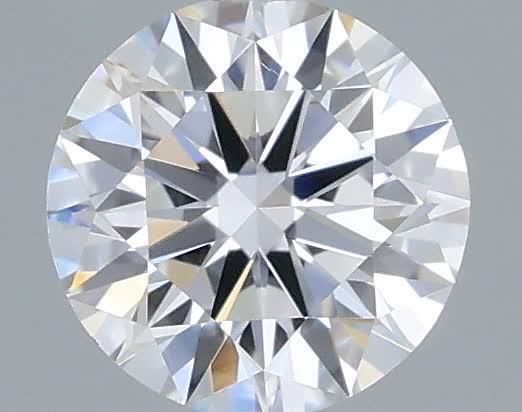 Actual 0.33 carat D Round lab-grown diamond