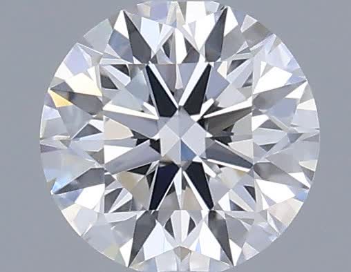 Actual 0.29 carat D Round lab-grown diamond