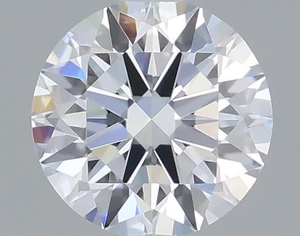 Actual 0.34 carat D Round lab-grown diamond