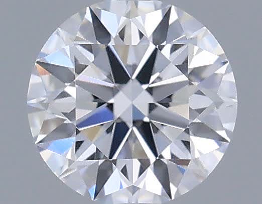 Actual 0.28 carat D Round lab-grown diamond