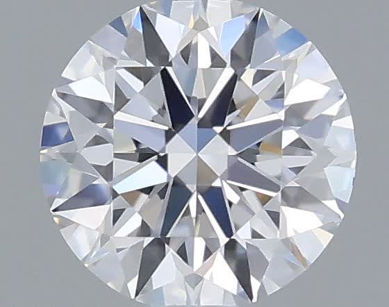 Actual 0.28 carat D Round lab-grown diamond