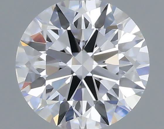 Actual 0.28 carat D Round lab-grown diamond