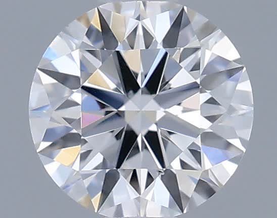 Actual 0.34 carat D Round lab-grown diamond