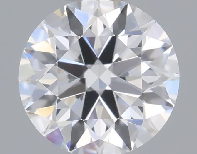 Actual 0.29 carat D Round lab-grown diamond