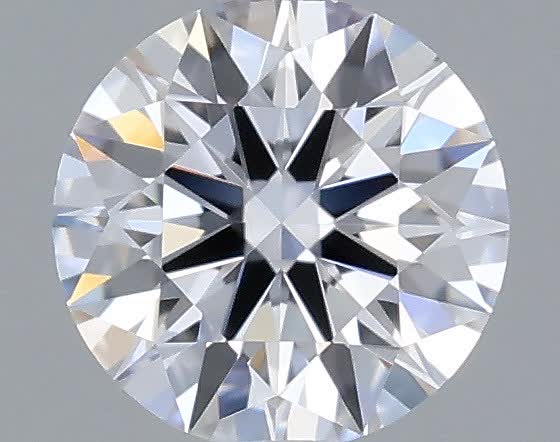 Actual 0.28 carat D Round lab-grown diamond