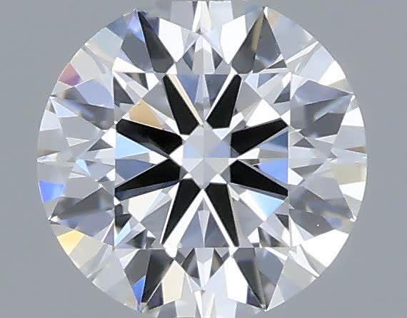 Actual 0.29 carat D Round lab-grown diamond