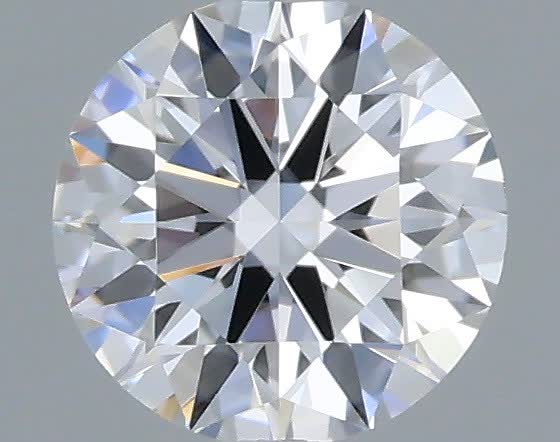 Actual 0.28 carat D Round lab-grown diamond
