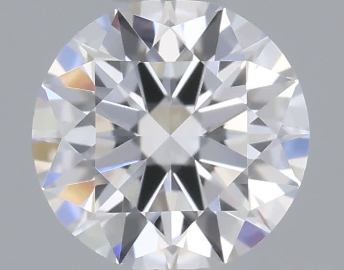 Actual 0.28 carat D Round lab-grown diamond