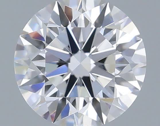 Actual 0.33 carat D Round lab-grown diamond