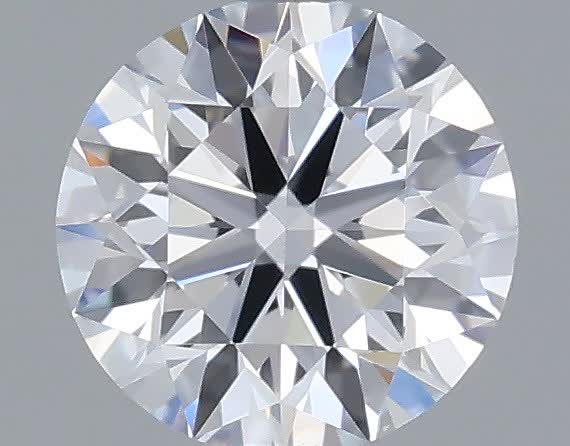 Actual 0.29 carat D Round lab-grown diamond