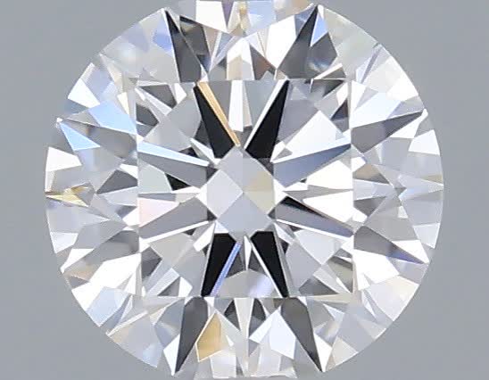 Actual 0.28 carat D Round lab-grown diamond