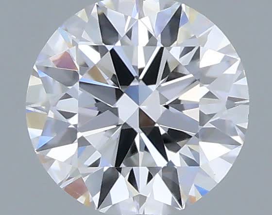 Actual 0.29 carat D Round lab-grown diamond