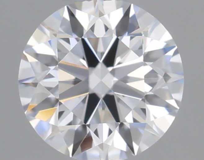 Actual 0.28 carat D Round lab-grown diamond