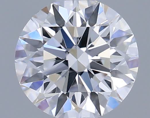 Actual 0.32 carat E Round lab-grown diamond