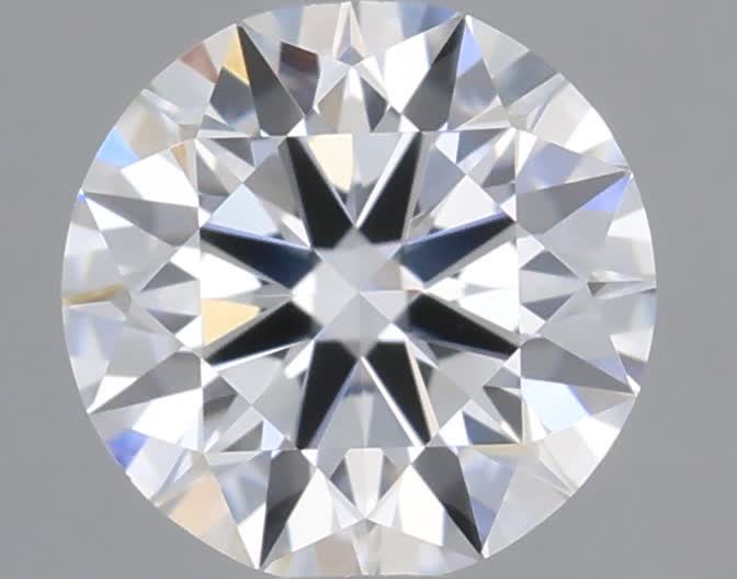 Actual 0.28 carat D Round lab-grown diamond
