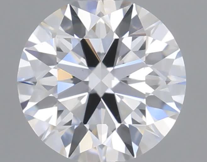 Actual 0.28 carat D Round lab-grown diamond