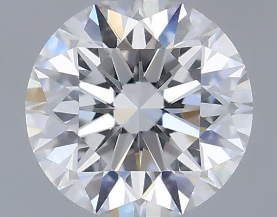 Actual 0.32 carat D Round lab-grown diamond