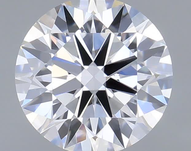 Actual 0.33 carat D Round lab-grown diamond