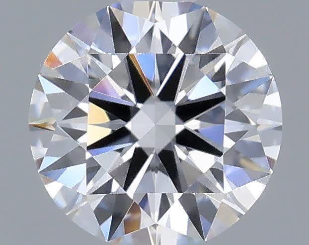 Actual 0.32 carat D Round lab-grown diamond