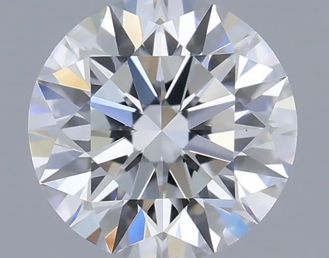 Actual 0.33 carat D Round lab-grown diamond