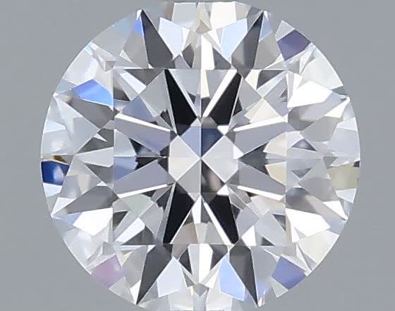 Actual 0.27 carat D Round lab-grown diamond