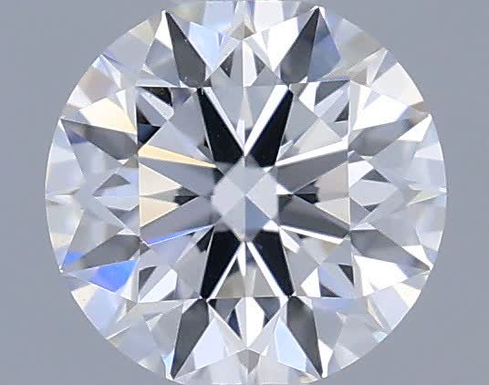 Actual 0.33 carat E Round lab-grown diamond