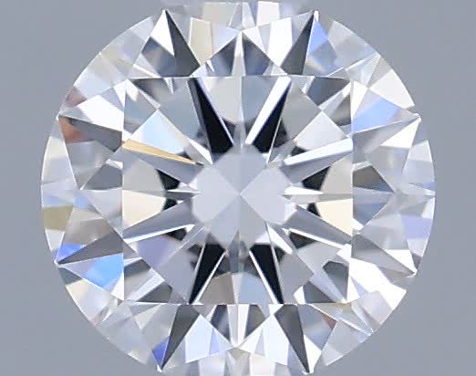 Actual 0.29 carat D Round lab-grown diamond