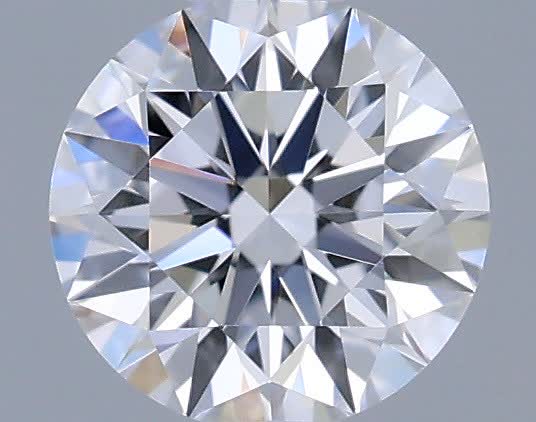 Actual 0.34 carat E Round lab-grown diamond