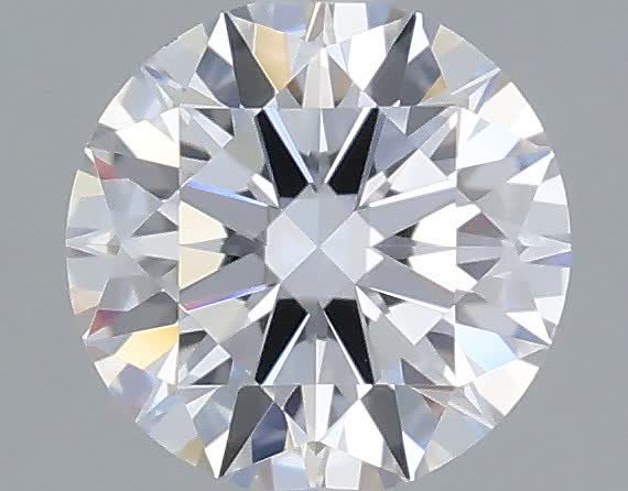 Actual 0.28 carat D Round lab-grown diamond