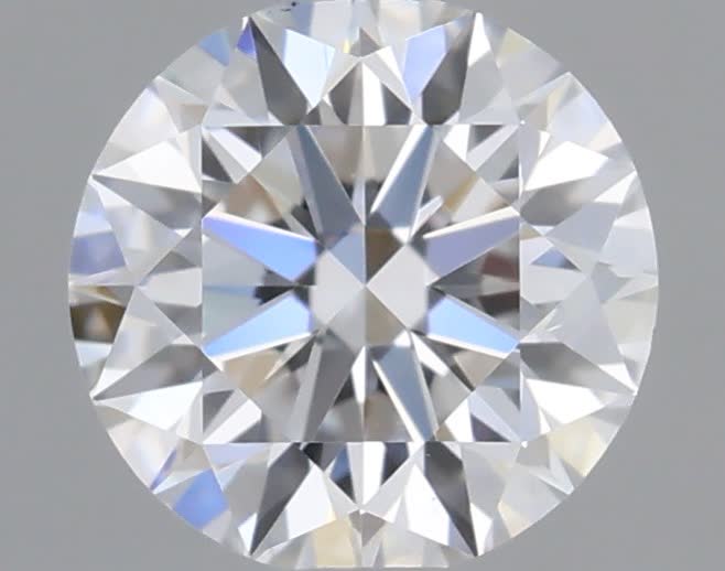 Actual 0.32 carat D Round lab-grown diamond