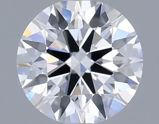 Actual 0.28 carat D Round lab-grown diamond