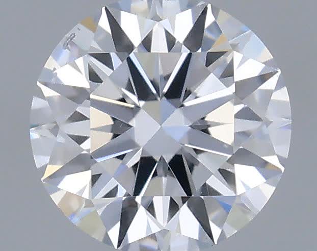 Actual 0.29 carat E Round lab-grown diamond