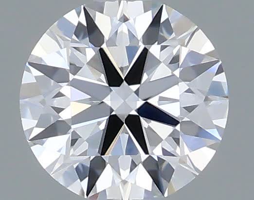 Actual 0.29 carat D Round lab-grown diamond