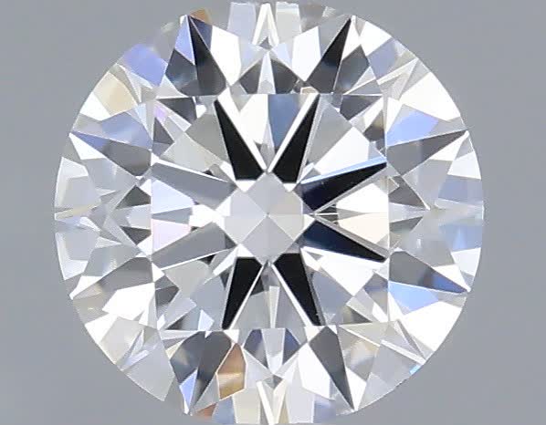 Actual 0.29 carat D Round lab-grown diamond