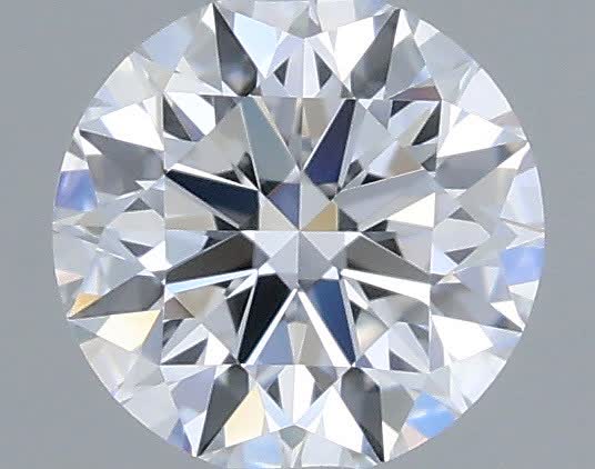 Actual 0.32 carat D Round lab-grown diamond