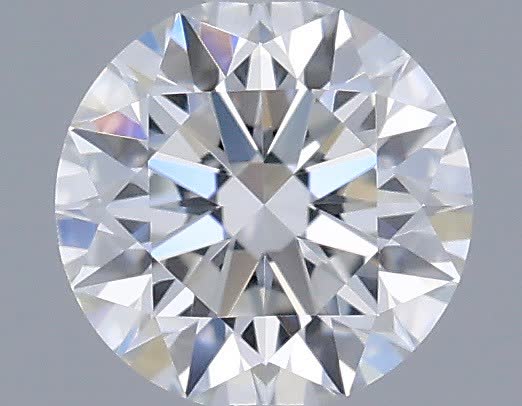 Actual 0.28 carat E Round lab-grown diamond