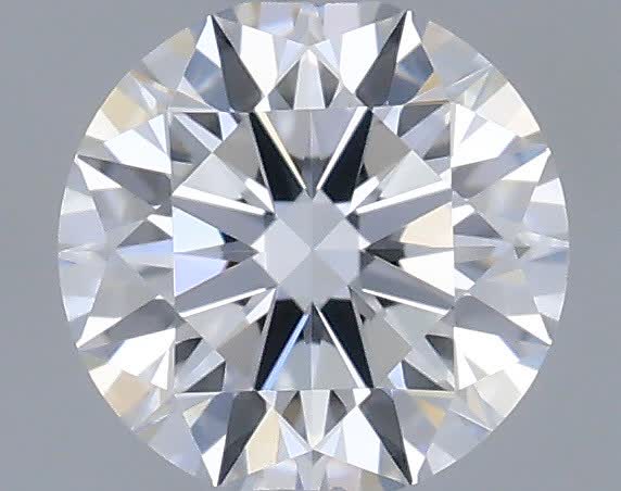 Actual 0.34 carat E Round lab-grown diamond