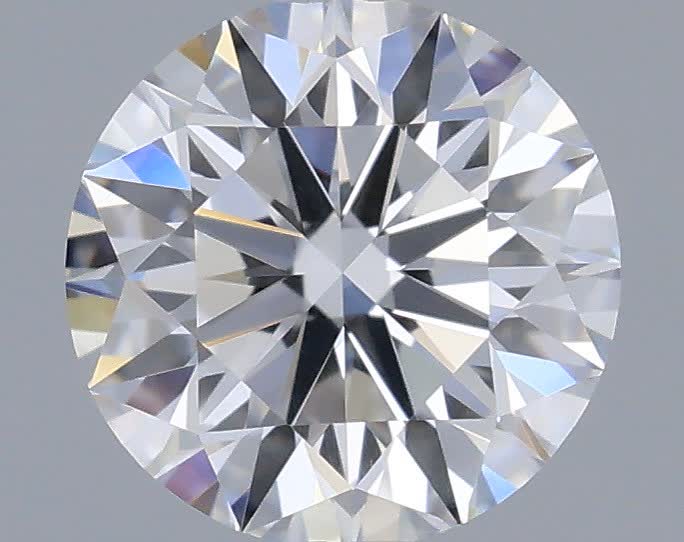 Actual 0.34 carat E Round lab-grown diamond