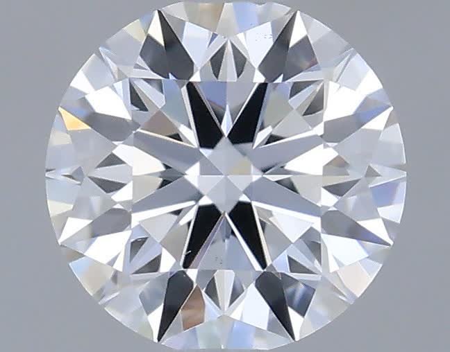 Actual 0.33 carat E Round lab-grown diamond
