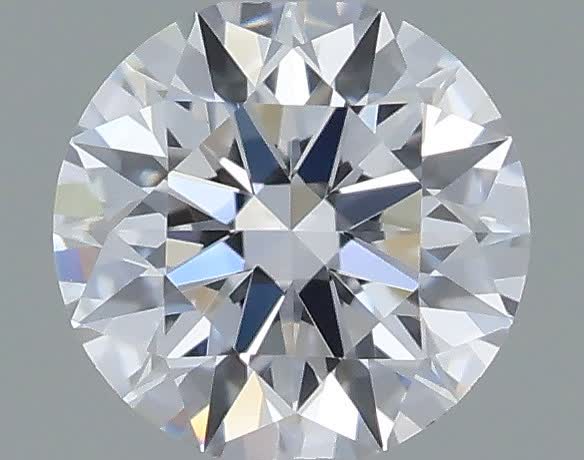 Actual 0.29 carat D Round lab-grown diamond