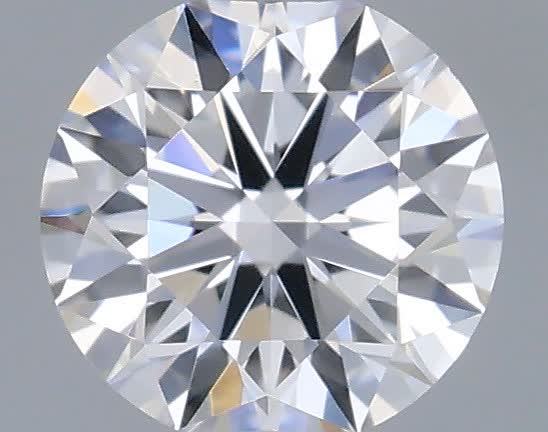 Actual 0.32 carat D Round lab-grown diamond