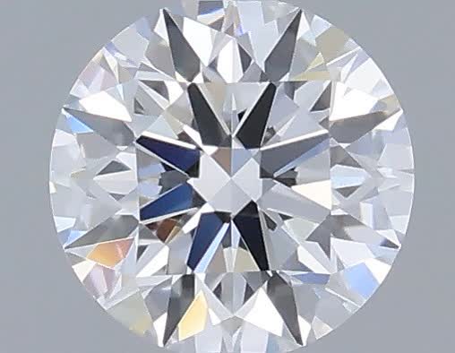Actual 0.29 carat D Round lab-grown diamond