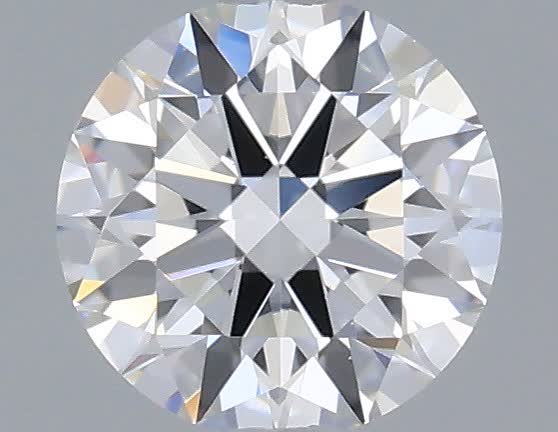 Actual 0.27 carat E Round lab-grown diamond