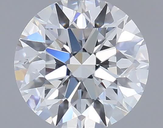 Actual 0.27 carat D Round lab-grown diamond