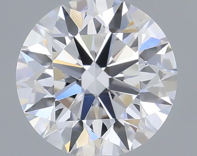 Actual 0.3 carat D Round lab-grown diamond