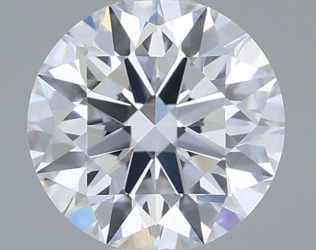 Actual 0.33 carat D Round lab-grown diamond