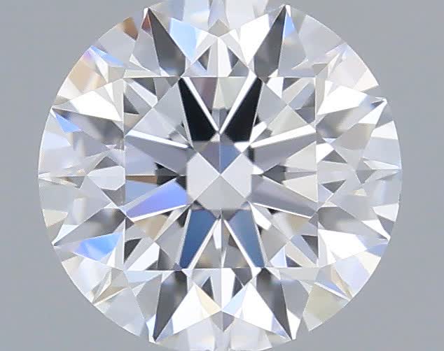 Actual 0.31 carat D Round lab-grown diamond