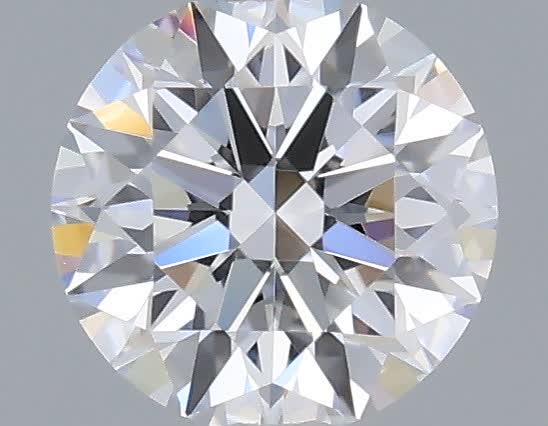 Actual 0.29 carat D Round lab-grown diamond