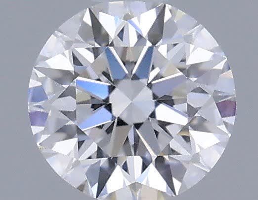 Actual 0.29 carat D Round lab-grown diamond