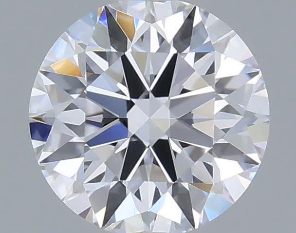 Actual 0.33 carat D Round lab-grown diamond
